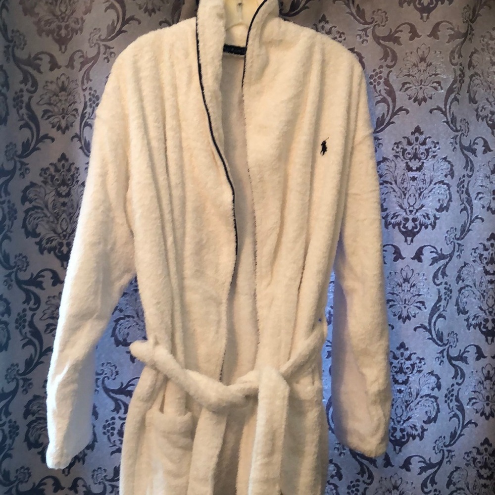 Polo by Ralph Lauren Men’s White Robe